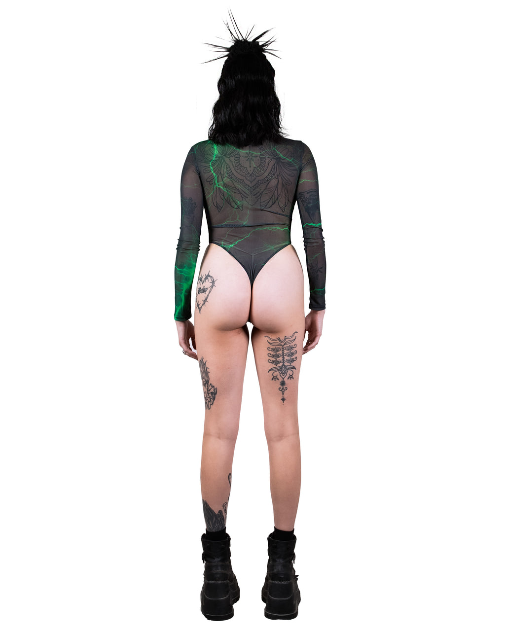 GREEN LIGHTENING BODY SUIT
