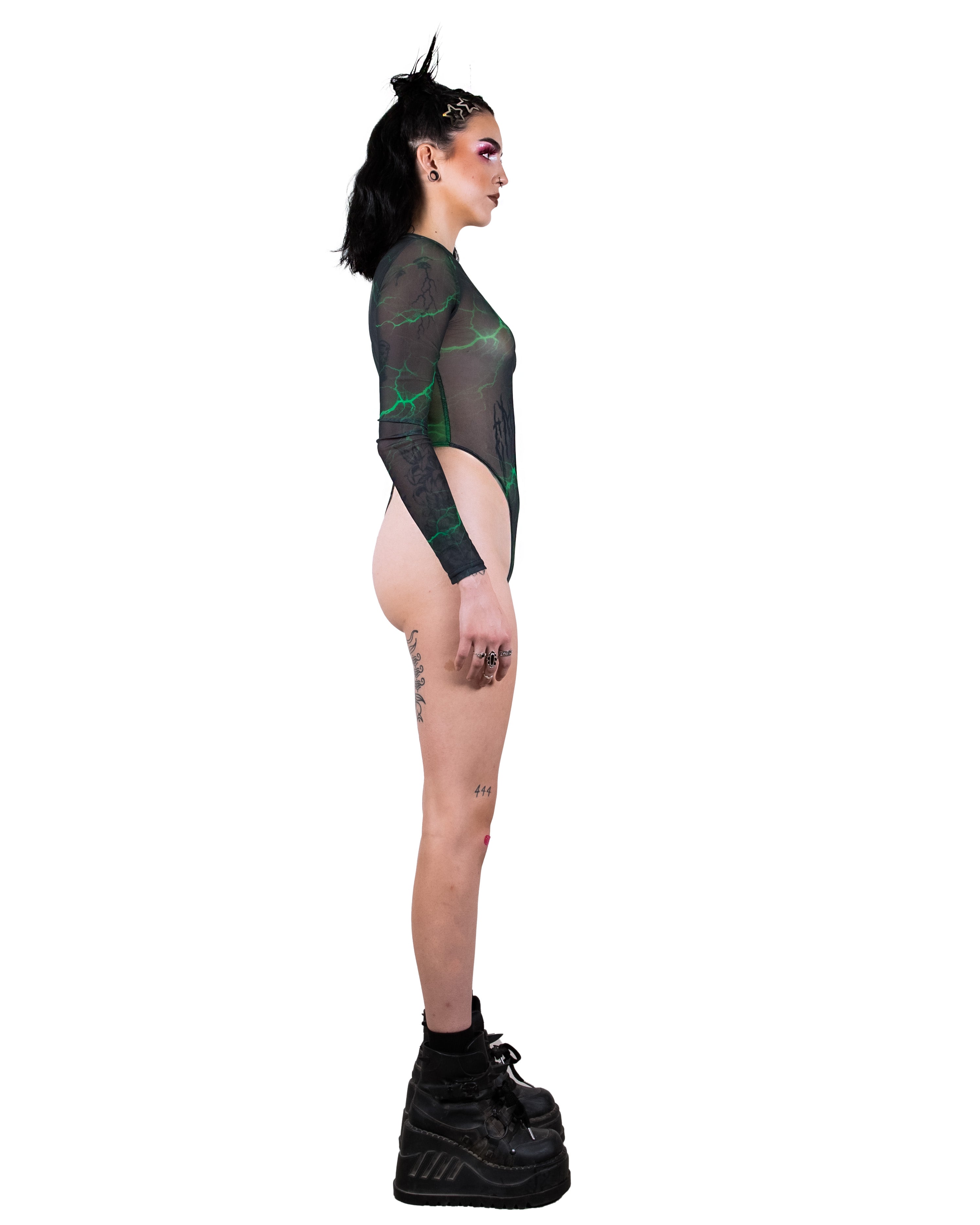 GREEN LIGHTENING BODY SUIT