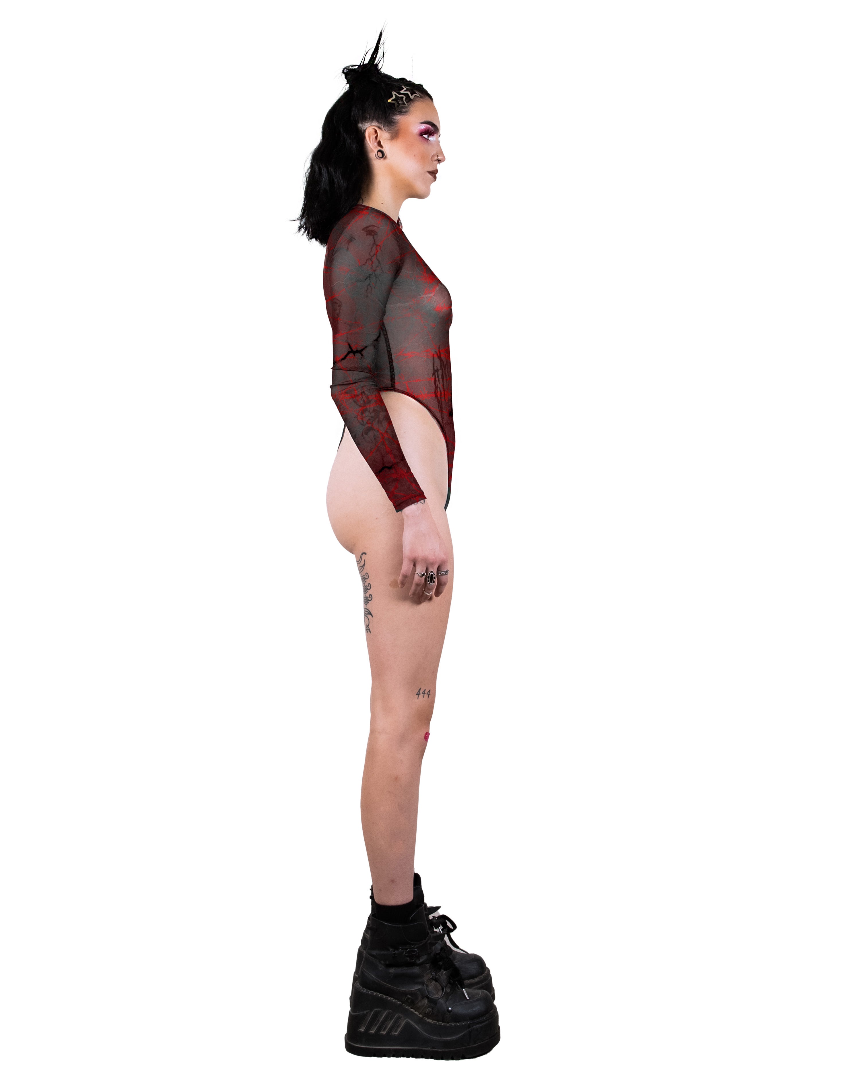 RED WIRE BODY SUIT